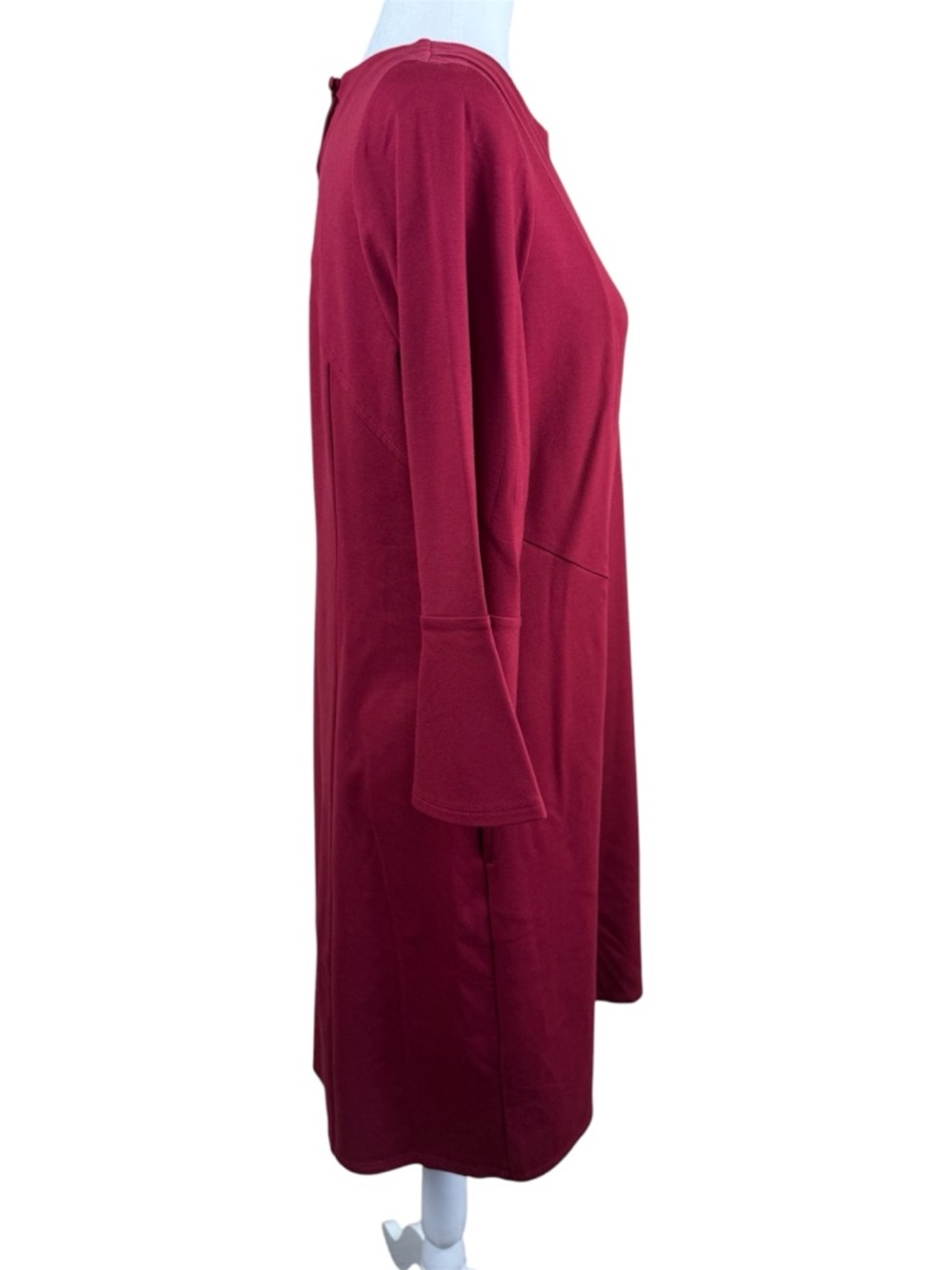 J Jill Ponte Shift Dress Red Medium NWT - Picture 2 of 6